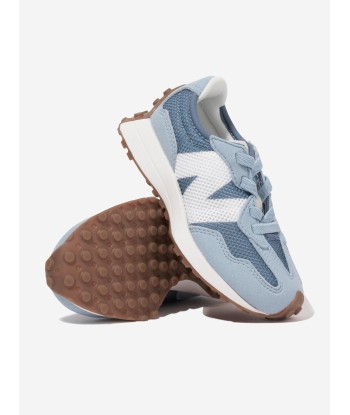 New Balance Kids 327 Trainers in Blue une grave pollution 