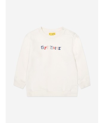 Off-White Baby Boys Letters Logo Tracksuit in Ivory du meilleur 