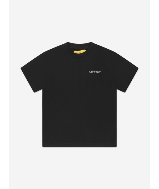 Off-White Boys Classic Arrow Tab T-Shirt in Black de la marque