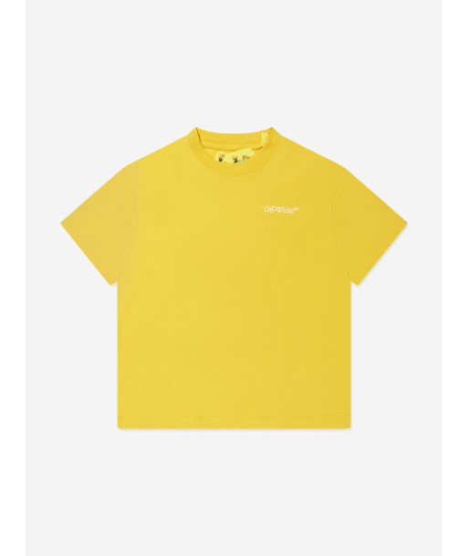 Off-White Boys Classic Arrow Tab T-Shirt in Yellow suggérées chez