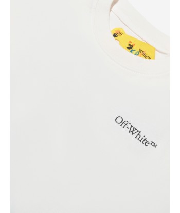 Off-White Boys Classic Arrow Tab T-Shirt in White solde