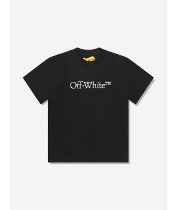 Off-White Boys Bookish Bit Logo T-Shirt in Black offre 