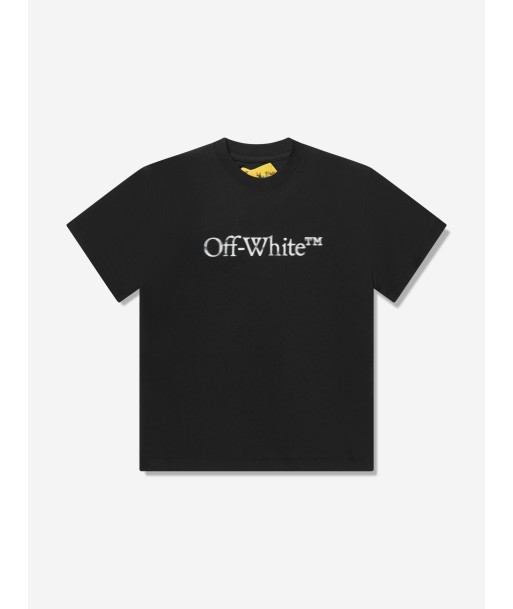 Off-White Boys Bookish Bit Logo T-Shirt in Black offre 