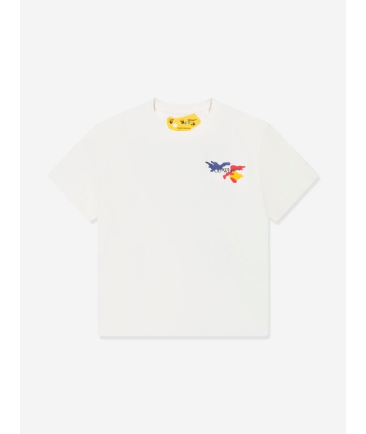 Off-White Boys Arrow Camouflage T-Shirt in White Découvrez la collection