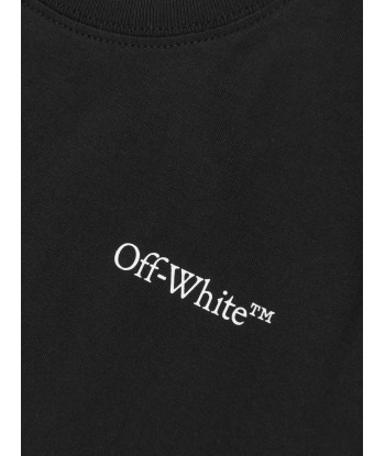 Off-White Boys Classic Arrow Tab T-Shirt in Black de la marque