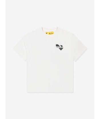 Off-White Boys Arrow Geometric T-Shirt in White store