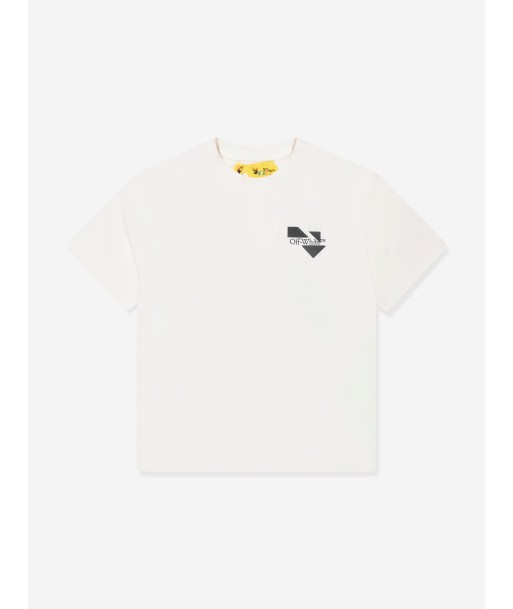 Off-White Boys Arrow Geometric T-Shirt in White store