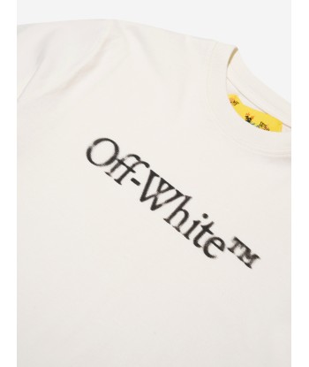 Off-White Boys Bookish Bit Logo T-Shirt in White du meilleur 