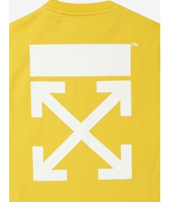 Off-White Boys Classic Arrow Tab T-Shirt in Yellow suggérées chez