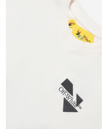 Off-White Boys Arrow Geometric T-Shirt in White store