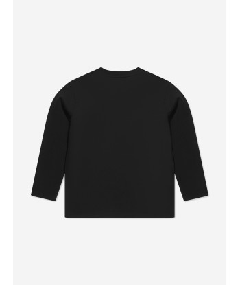 Off-White Boys Bookish Bit Logo Long Sleeve T-Shirt in Black les muscles