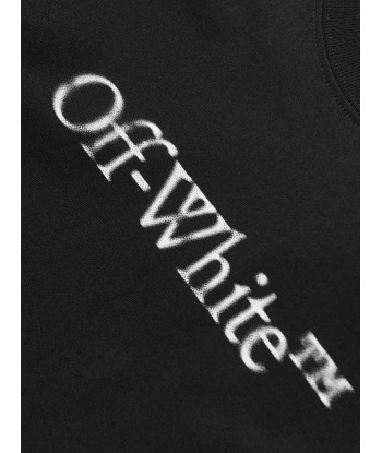 Off-White Boys Bookish Bit Logo Long Sleeve T-Shirt in Black les muscles