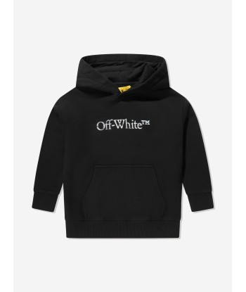 Off-White Boys Bookish Bit Logo Hoodie in Black les muscles