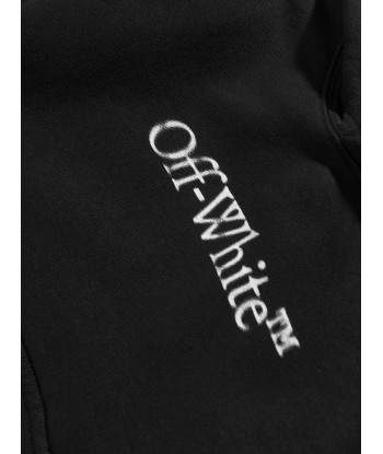 Off-White Boys Bookish Bit Logo Hoodie in Black les muscles