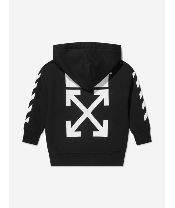 Off-White Boys Classic Arrow Tab Hoodie in Black Profitez des Offres !