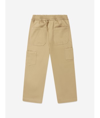 Off-White Boys Camouflage Logo Carpenter Trousers in Beige 50-70% off 