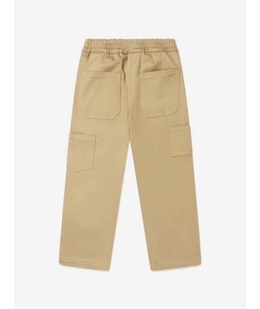 Off-White Boys Camouflage Logo Carpenter Trousers in Beige 50-70% off 