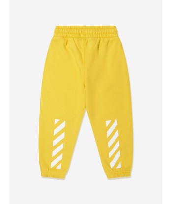 Off-White Boys Bookish Diag Joggers in Yellow vous aussi creer 