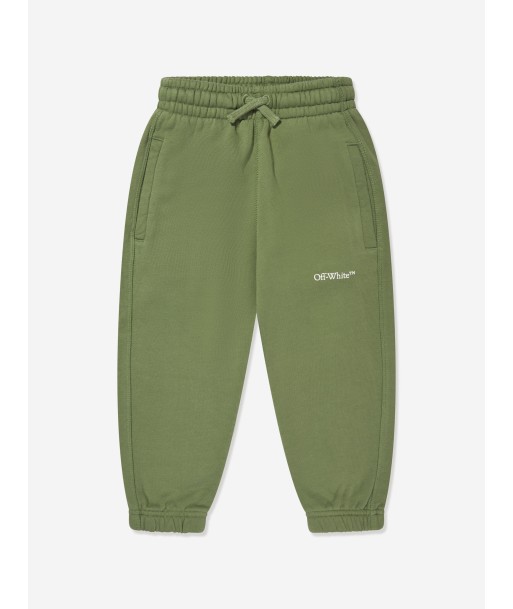 Off-White Boys Bookish Diag Joggers in Green store