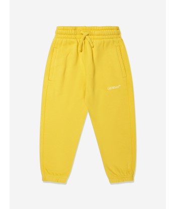 Off-White Boys Bookish Diag Joggers in Yellow vous aussi creer 