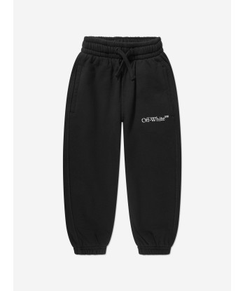 Off-White Boys Bookish Bit Logo Joggers in Black store