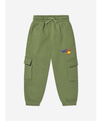 Off-White Boys Camouflage Logo Joggers in Green offre 