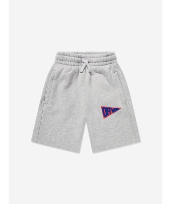 Off-White Boys Logo Flags Sweat Shorts in Grey suggérées chez