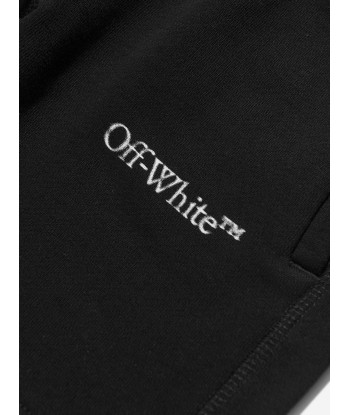 Off-White Boys Bookish Bit Logo Sweat Shorts in Black de la marque