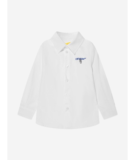 Off-White Boys Bookish Clip Shirt in White À commander