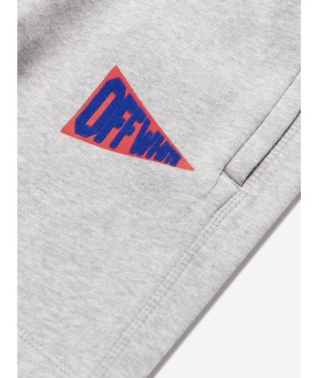 Off-White Boys Logo Flags Sweat Shorts in Grey suggérées chez