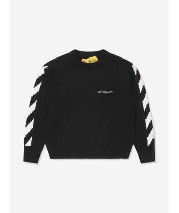 Off-White Boys Classic Arrow Tab Sweatshirt in Black Venez découvrir notre 