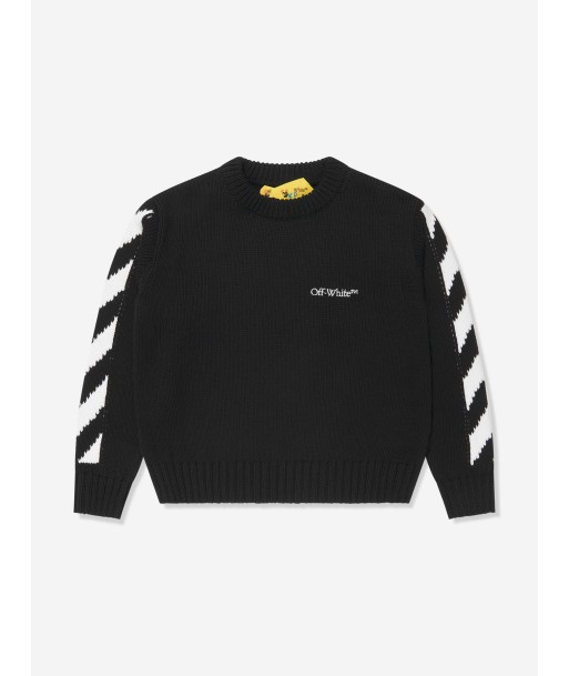 Off-White Boys Classic Arrow Tab Sweatshirt in Black Venez découvrir notre 