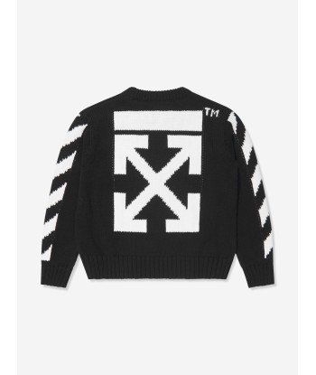 Off-White Boys Classic Arrow Tab Sweatshirt in Black Venez découvrir notre 