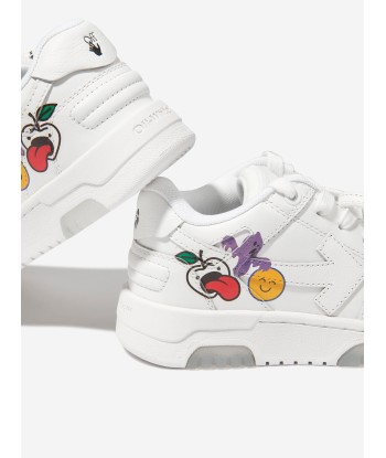 Off-White Boys Out Of Office Stickers Trainers in White store