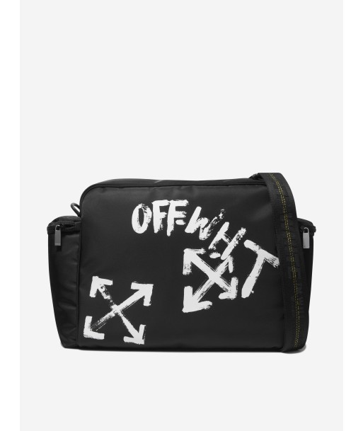 Off-White Baby Paint Script Changing Bag in Black l'achat 