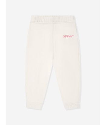 Off-White Baby Girls Bookish Diag Tracksuit in Ivory meilleur choix