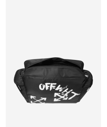 Off-White Baby Paint Script Changing Bag in Black l'achat 