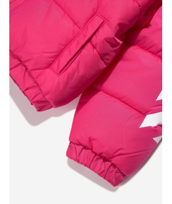 Off-White Baby Girls Bookish Diag Puffer Jacket in Pink Jusqu'à 80% De Réduction