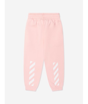 Off-White Girls Bookish Diag Joggers in Pink Venez acheter