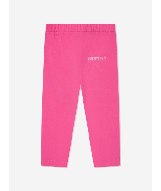 Off-White Baby Girls Bookish Diag Leggings in Pink est présent 