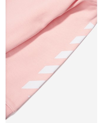 Off-White Girls Classic Arrow Tab Sweater Dress in Pink pas cheres