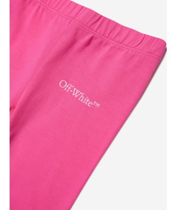 Off-White Baby Girls Bookish Diag Leggings in Pink est présent 