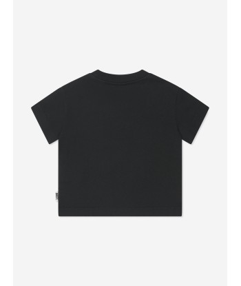 Palm Angels Boys Smiley Bear T-Shirt in Black est présent 