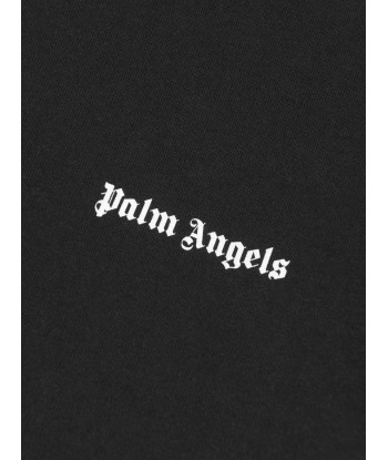 Palm Angels Boys Logo T-Shirt in Black solde