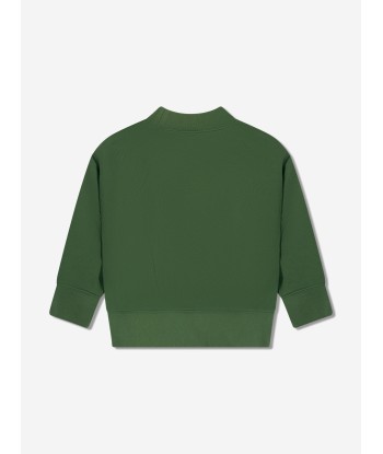 Palm Angels Boys Bear Sweatshirt in Green en ligne des produits 