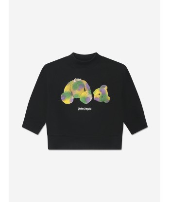 Palm Angels Boys Pop PA Bear Sweatshirt in Black l'évolution des habitudes 