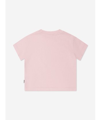 Palm Angels Girls Smiley Bear T-Shirt in Pink de l' environnement