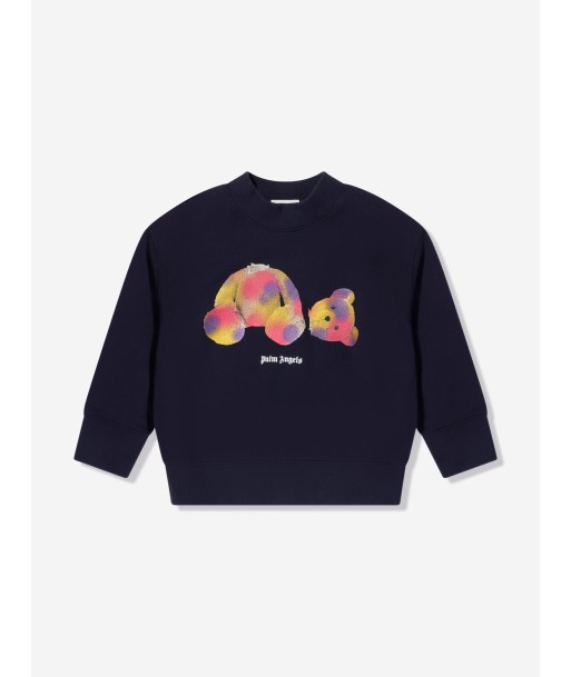 Palm Angels Girls Pop Bear Sweatshirt in Navy de l' environnement