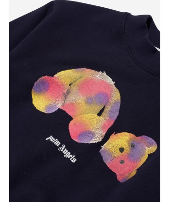 Palm Angels Girls Pop Bear Sweatshirt in Navy de l' environnement