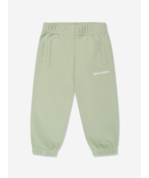 Palm Angels Baby Girls Logo Joggers in Green Dans la société mordern